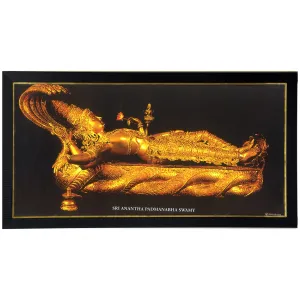 101Temples - Divinity Eternity Spirituality Ananthapadmanabha SwamyPhoto Frame with Wall Hook, 1 Piece | 10” x 13”, Matt Finish