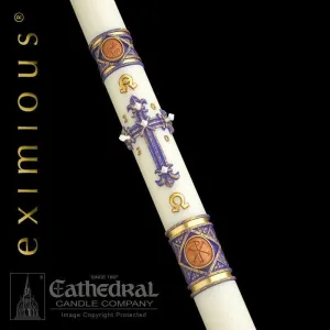 2-1/16" x 36" Lilium Eximious Paschal Candle