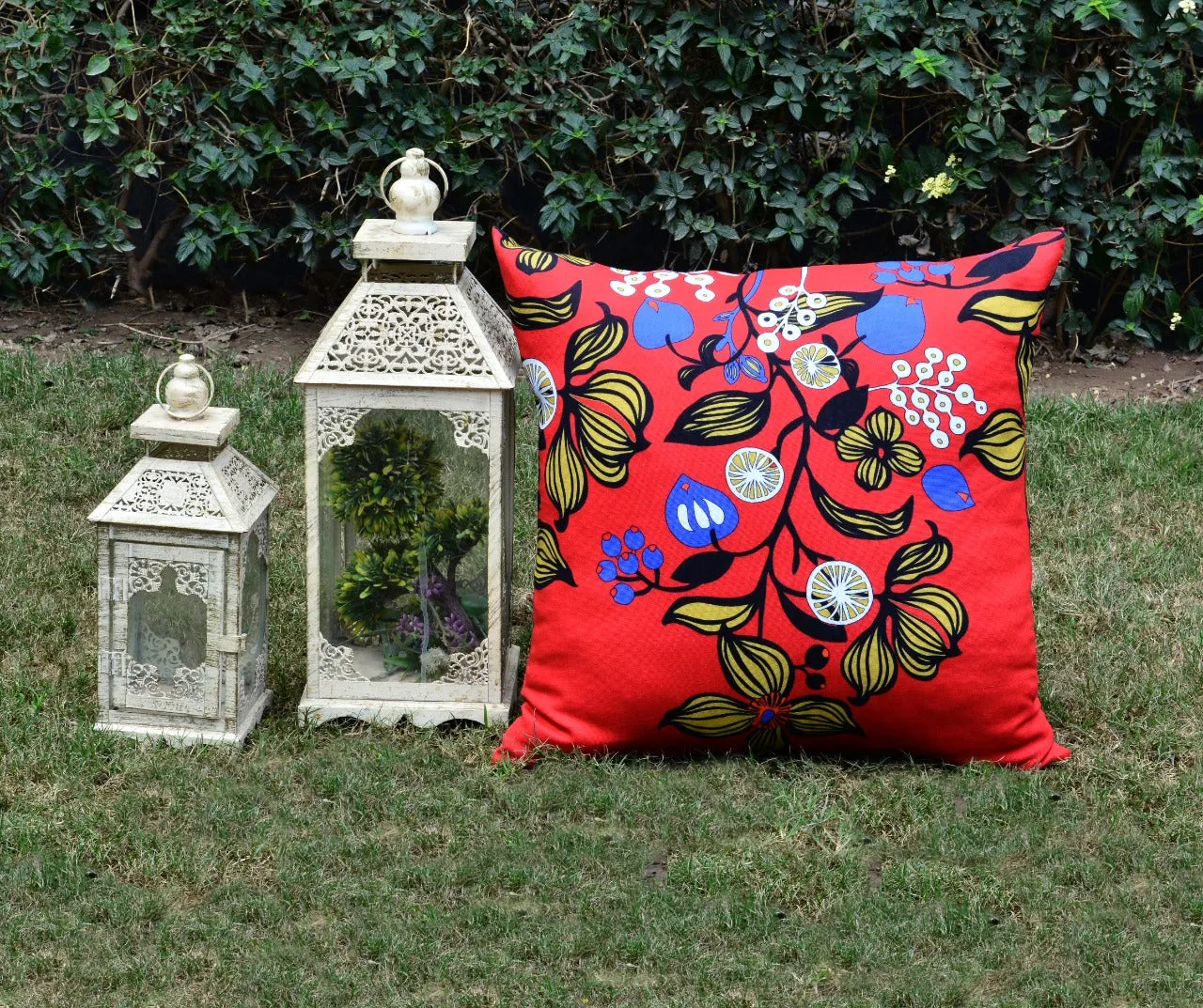 6 PCs Digital Printed Duck Cushions-Blooming