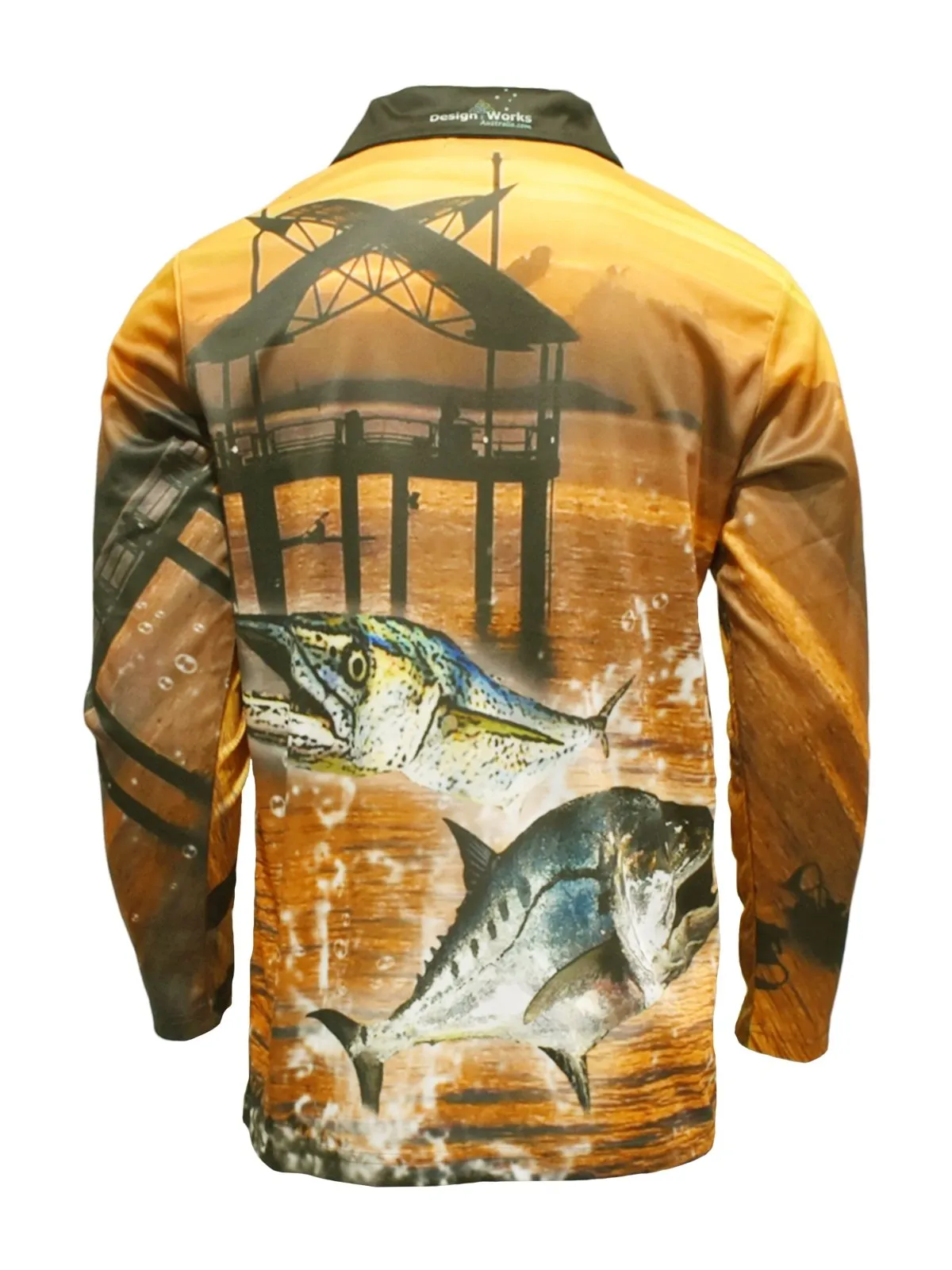 Adult Long Sleeve Fishing Shirt - Fishing Jetty