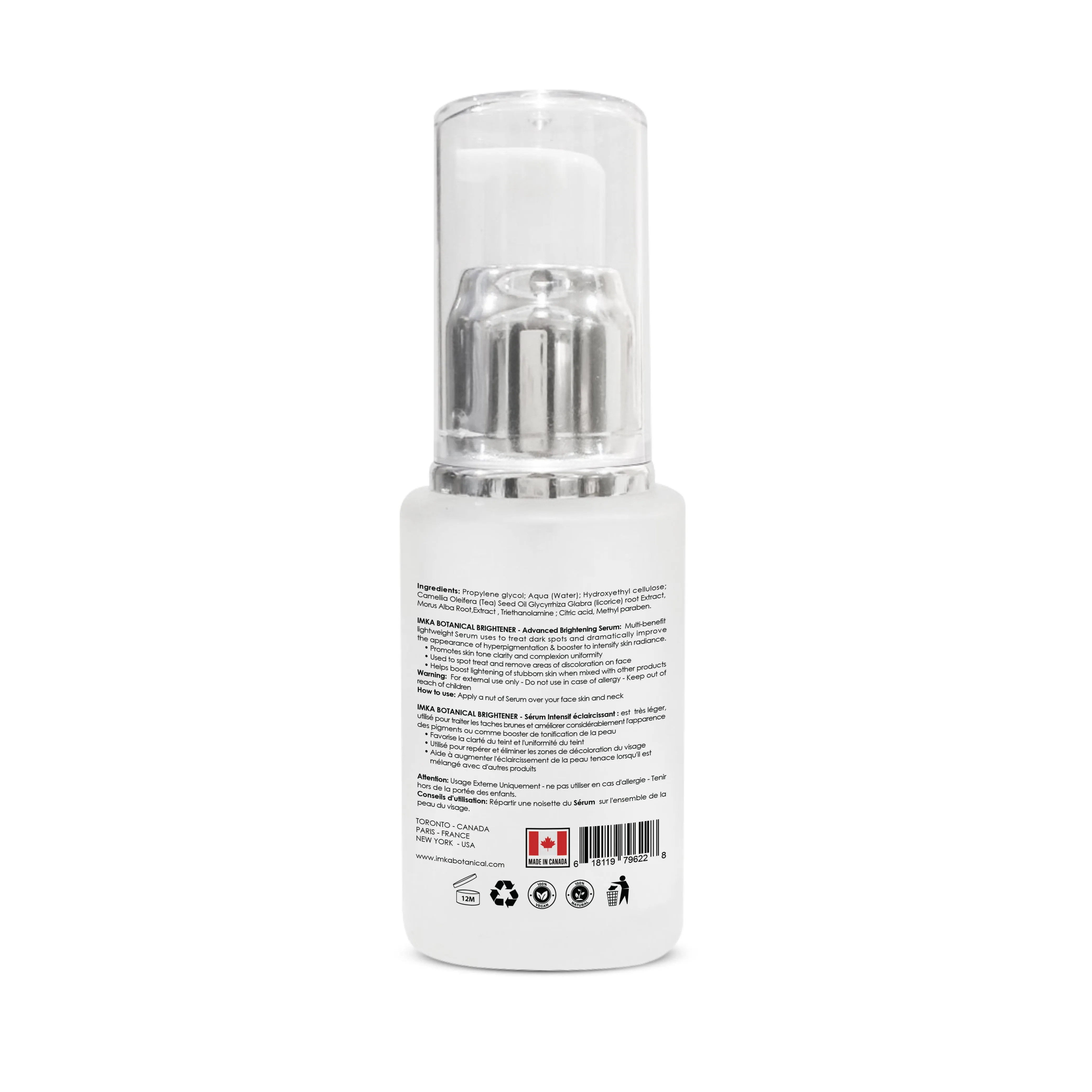 Advanced Brightening Serum - Evens Skin tone & Boosts Radiance  30 ml