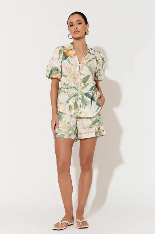 AJD1627 KATE ADELAIDE PRINT SHORT SLEEVE SHIRT