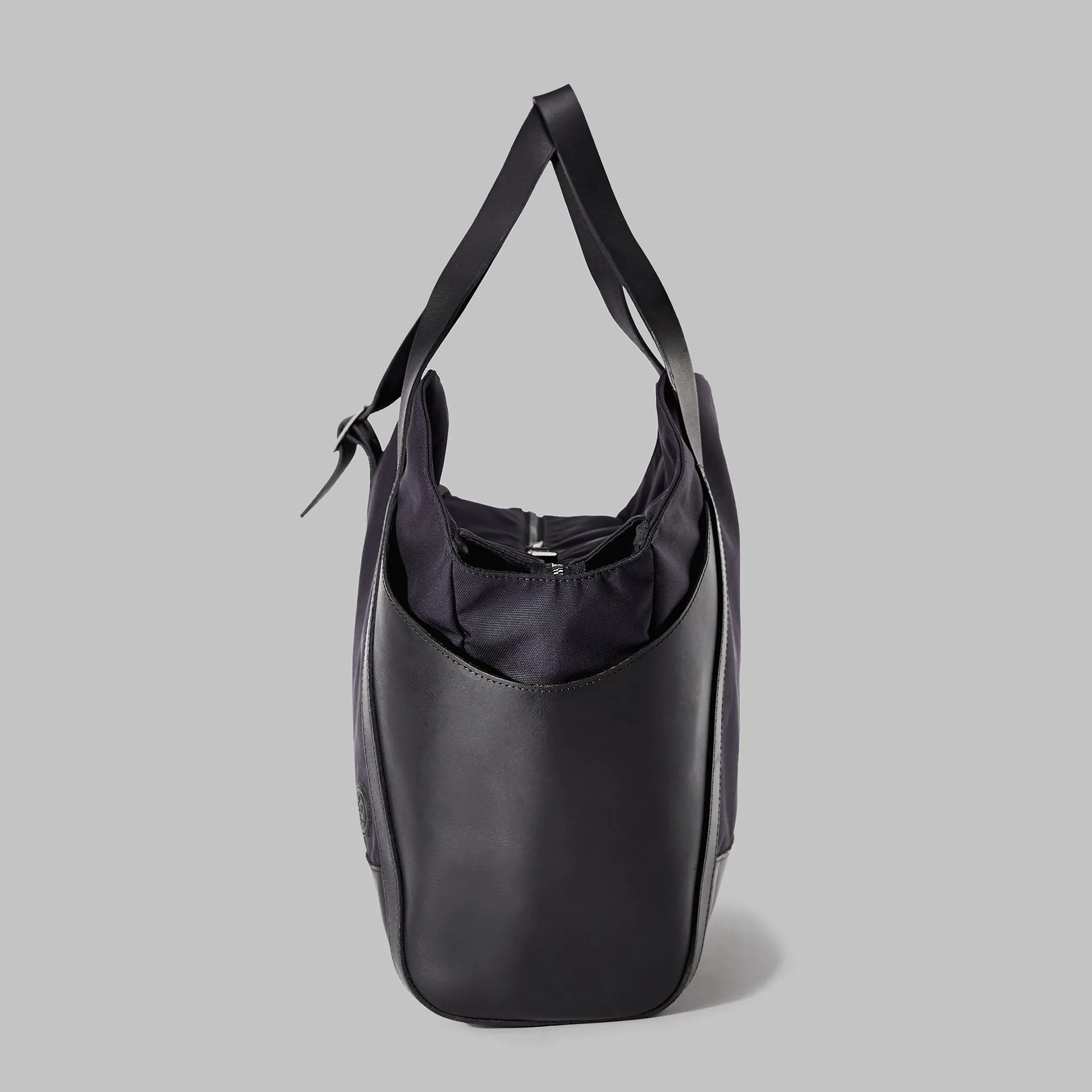 Amerton Navy Nylon Shoulder Bag