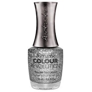 Artistic Colour Revolution, 2303102, Suspicious, Chunky silver glitter, 0.5oz