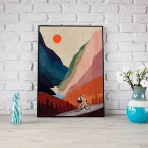 Artistic Cycling - Wall Art Canvas