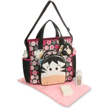 Baby Boom Zebra Face Tote Diaper Bag