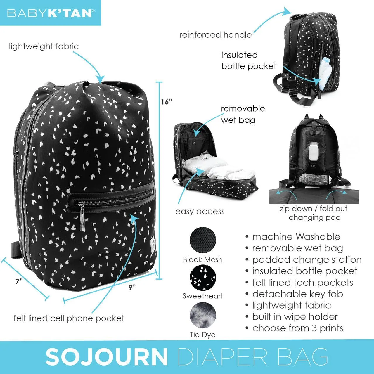 Baby K’tan Sojourn Backpack Diaper Bag