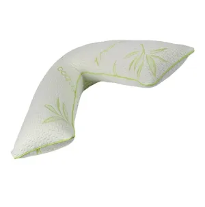 Bamboo Cover V Shape Memory Foam Orthopaedic Pillow