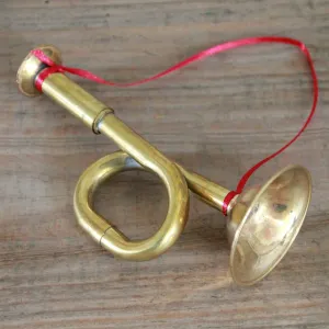 Brass Bugle Decoration