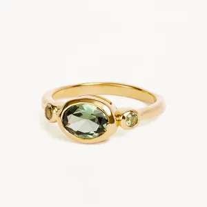 By Charlotte Radiant Soul Ring - Forest, Gold