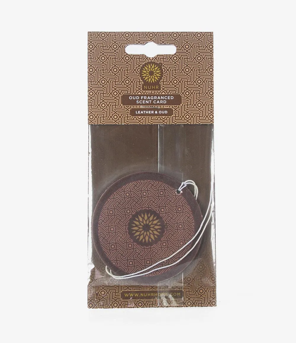 Car Air Freshener in Leather and Oud