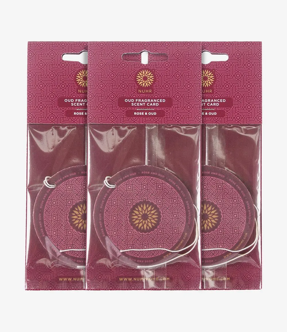 Car Air Freshener in Rose and Oud