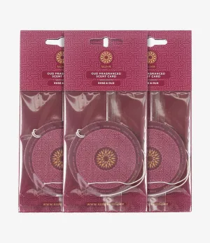 Car Air Freshener in Rose and Oud