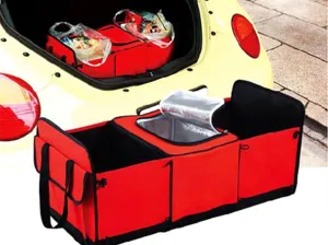 Car Storage Organizer With Cooler Compartment