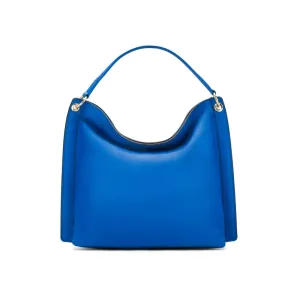 Carol Ann Slouchy Leather Shoulder Bag - Cobalt