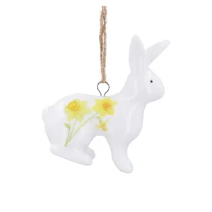 Ceramic Decoration - Daffodil Bunny