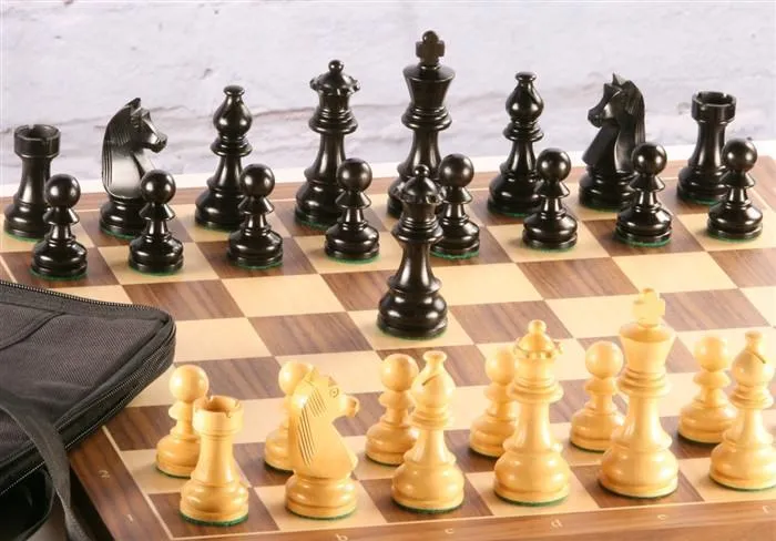 Champ Chess Set and Bag Combo