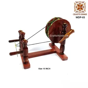 Charkha Wood Art For Decoration