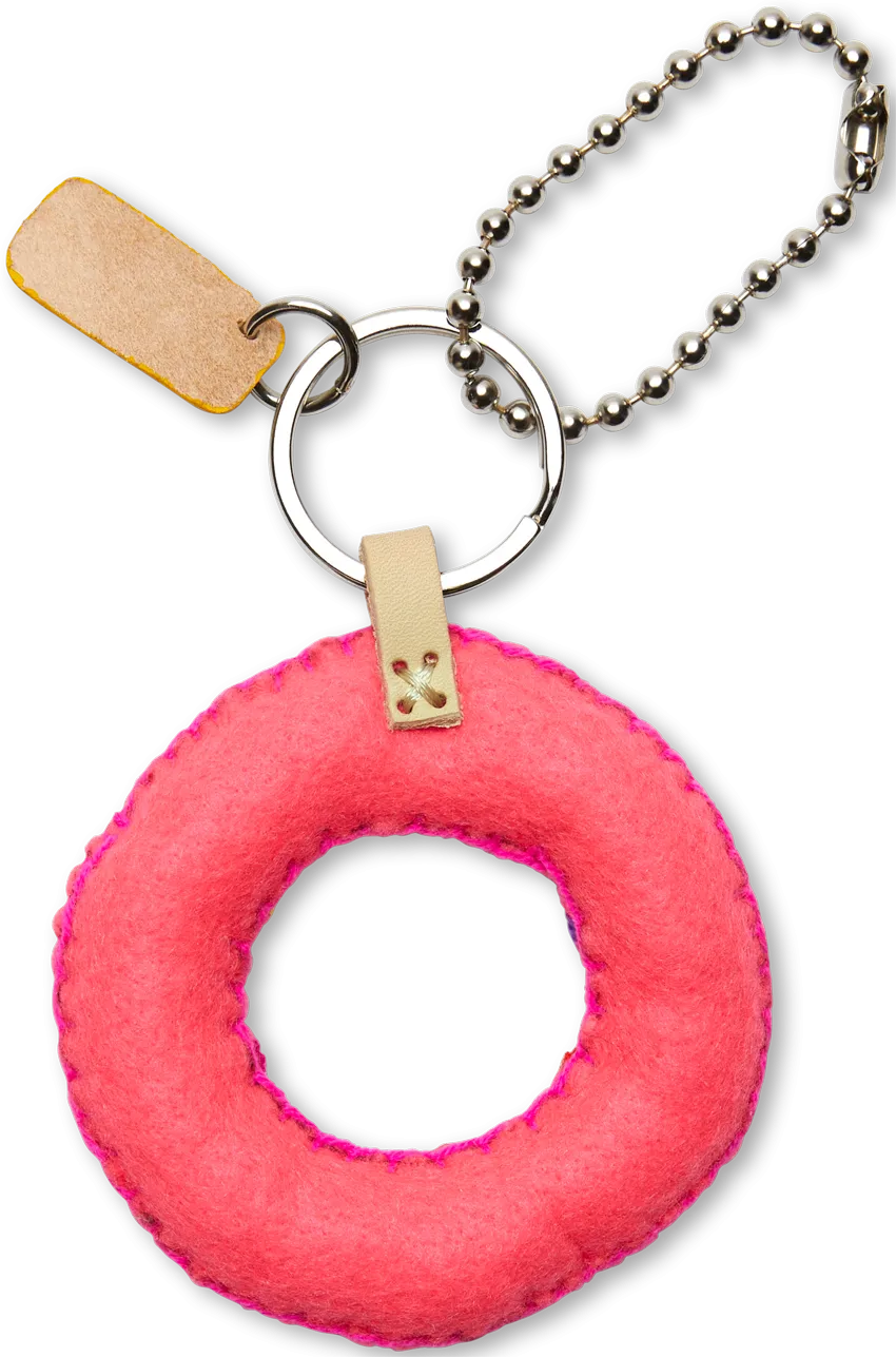 Charms Pink Felt Alphabet