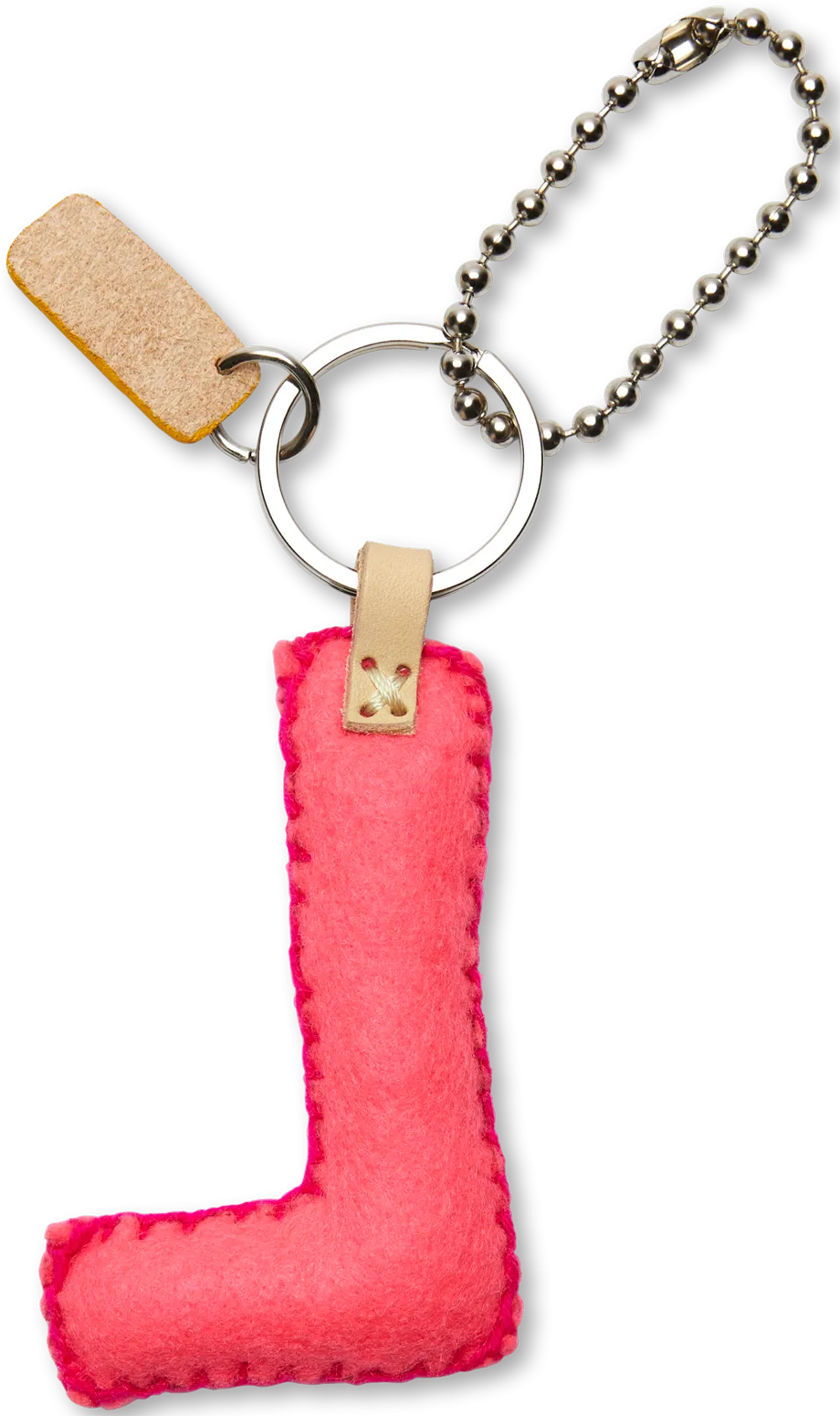 Charms Pink Felt Alphabet