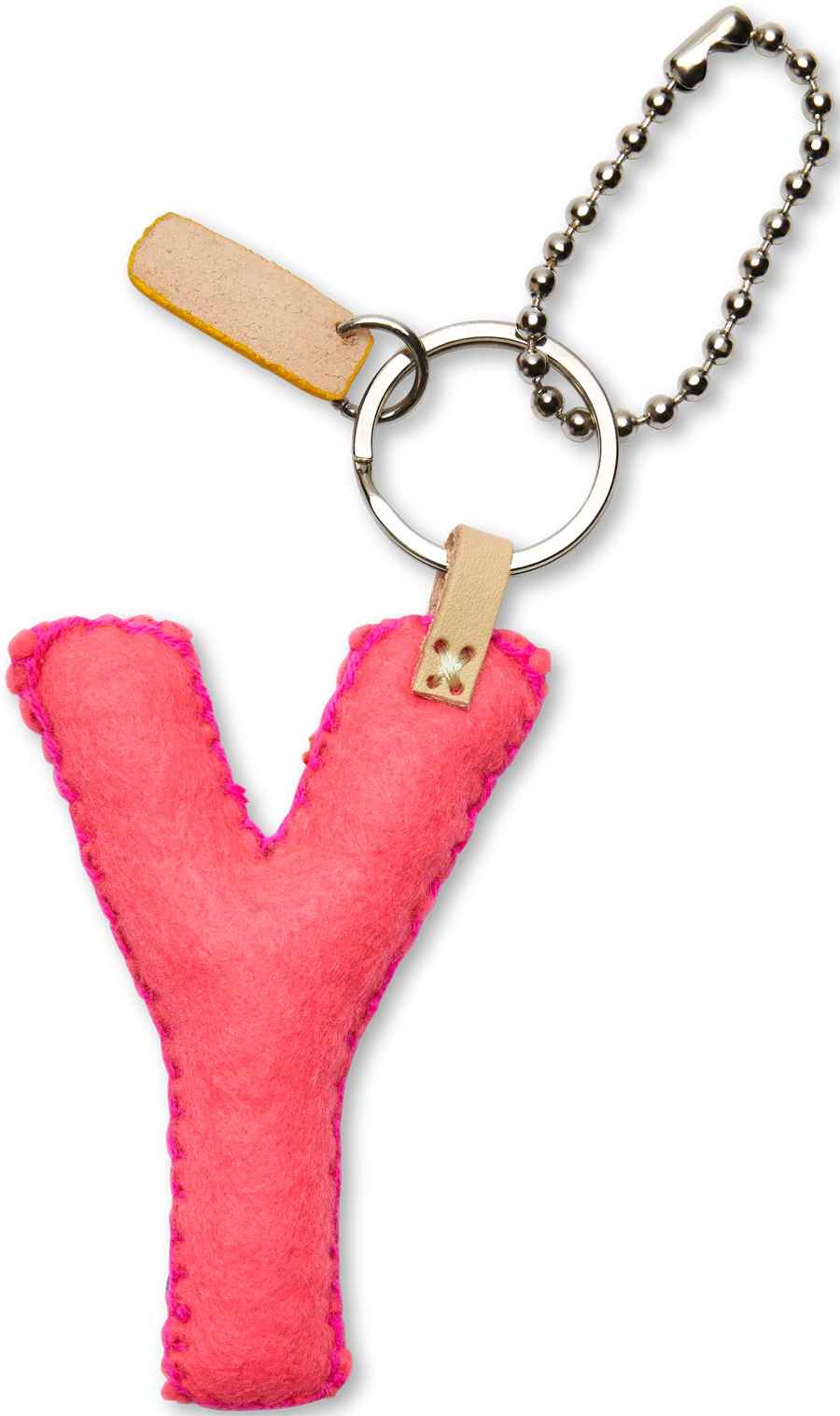 Charms Pink Felt Alphabet