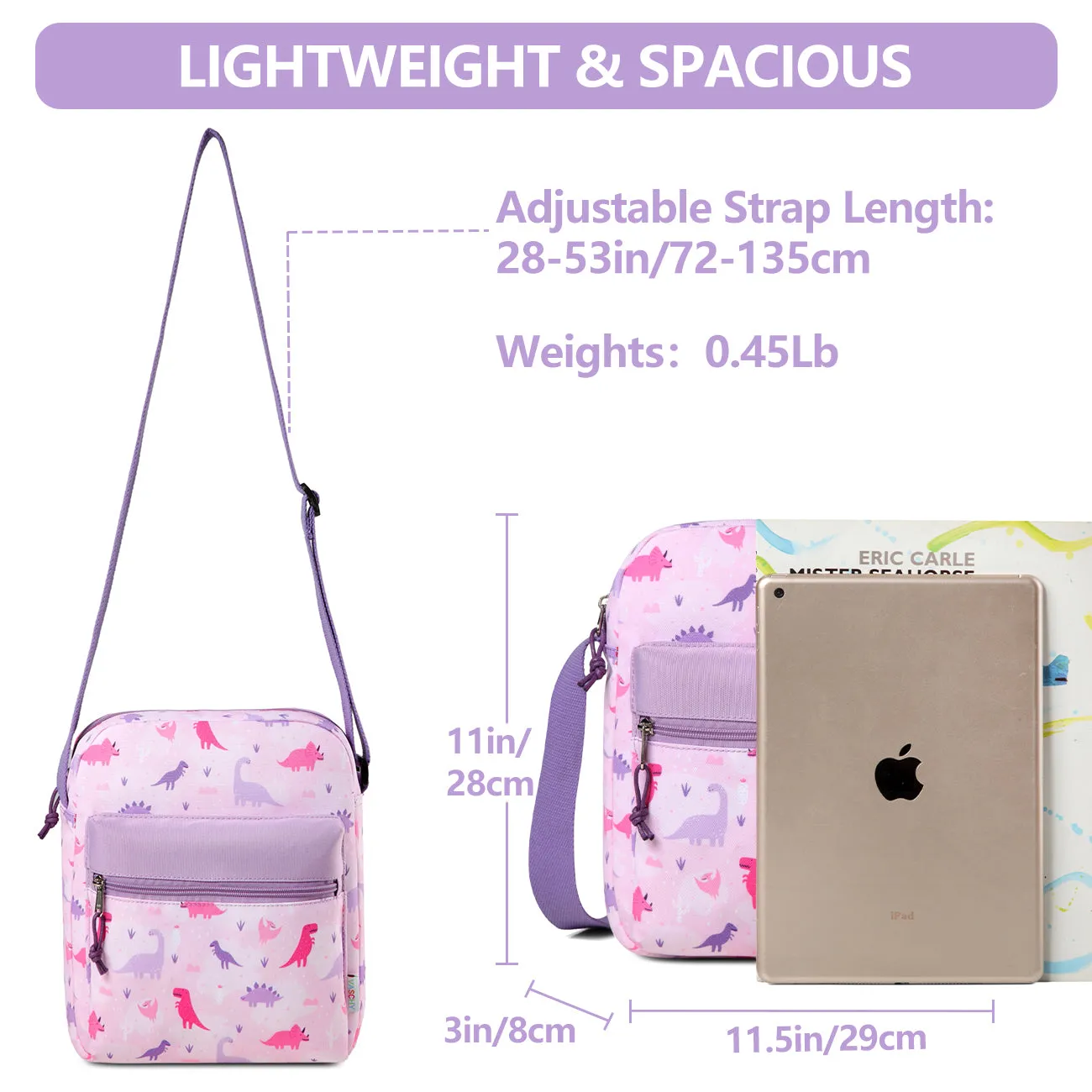 Childlike Design Crossbody Bag