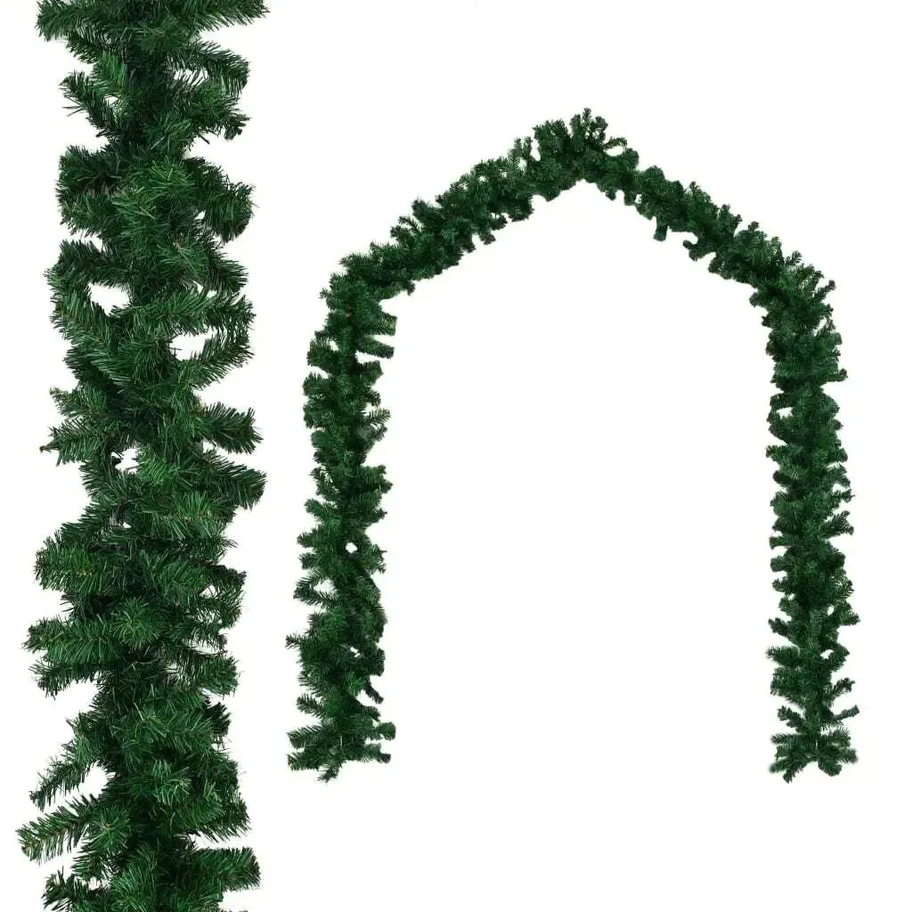 Christmas Garland with LED Lights – 32.8ft  Sparkling Holiday Décor to Enchant Your Home & Outdoor Spaces