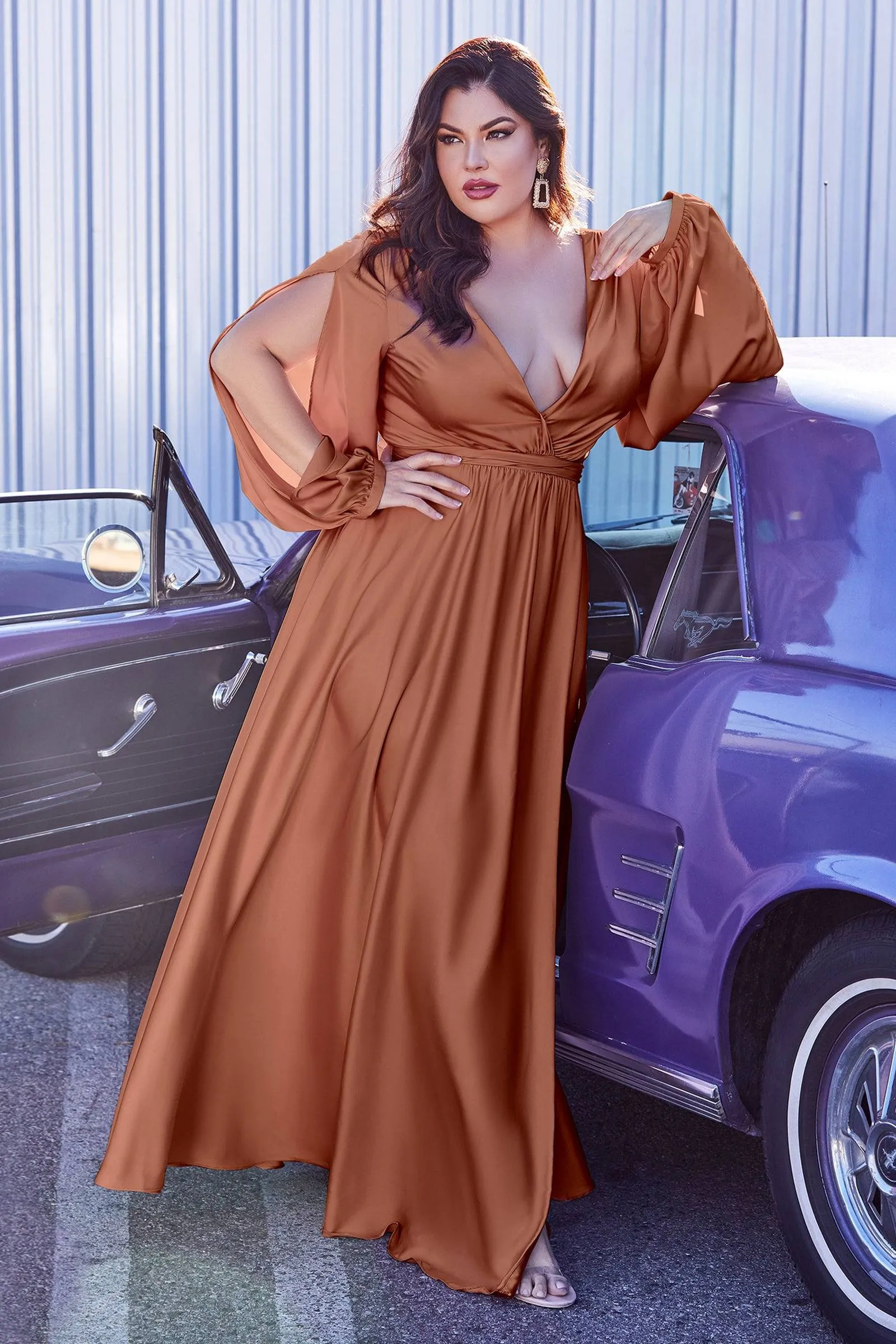 Cinderella Divine 7475C Long Sleeve Dress