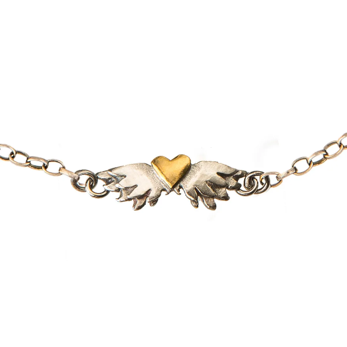 Classic Winged Heart Bracelet