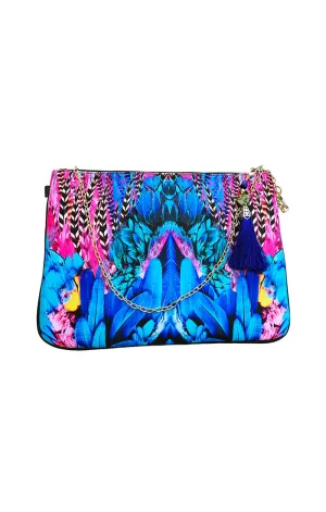 Clutch Bag - Feather Fun