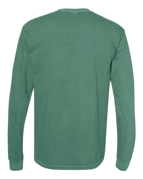 Comfort Colors Garment-Dyed Heavyweight Long Sleeve T-Shirt 6014 Lagoon