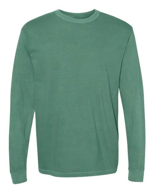 Comfort Colors Garment-Dyed Heavyweight Long Sleeve T-Shirt 6014 Lagoon