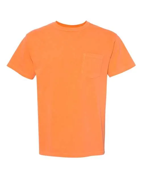 Comfort Colors Garment-Dyed Heavyweight Pocket T-Shirt 6030 Burnt Orange