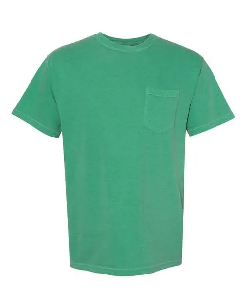 Comfort Colors Garment-Dyed Heavyweight Pocket T-Shirt 6030 Grass