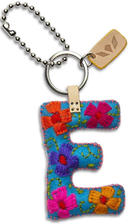 Consuela | Turquoise Felt Letter Charms