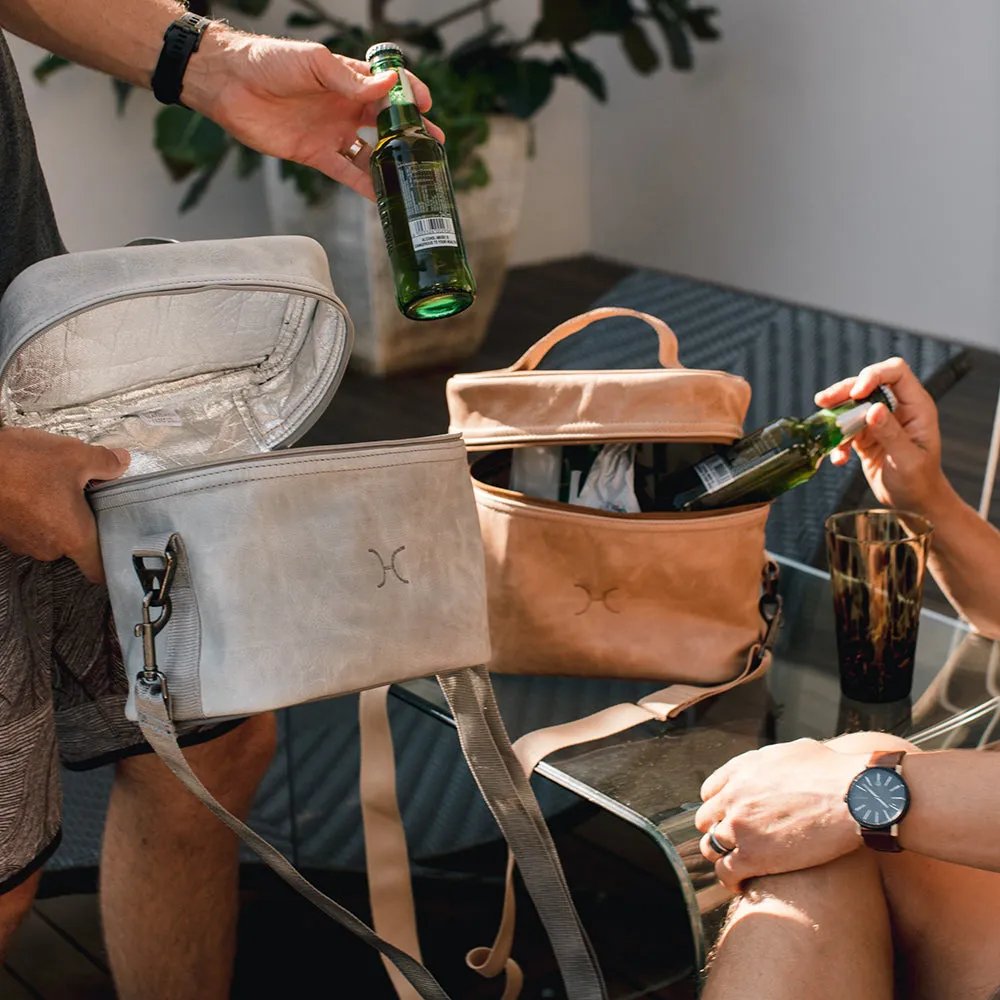 Corporate BrewSki Leather Cooler Bag