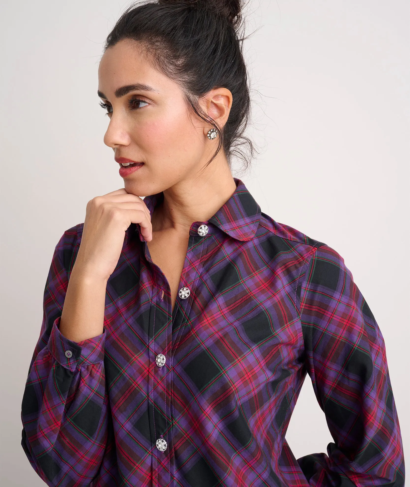 Cotton Plaid Reese Shirt Dress