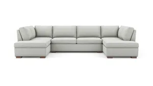 Couch Potato U-Shaped Bumper Sectional (Extra Deep) (85" x 151" x 85",Extra Deep)