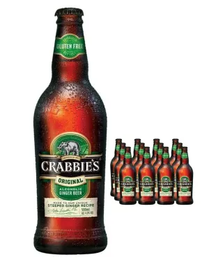 Crabbies Original Ginger Beer Multipack, 12 x 500 ml