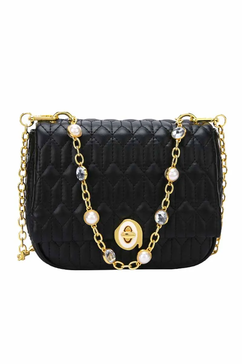 CUTE PEARL CHAIN SHOULDER BAG CWAB0471