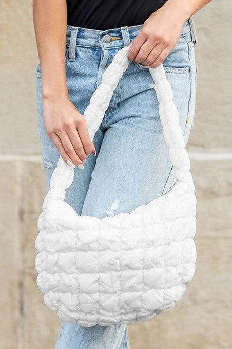 Dale Quilted Puffer Shoulder Bag