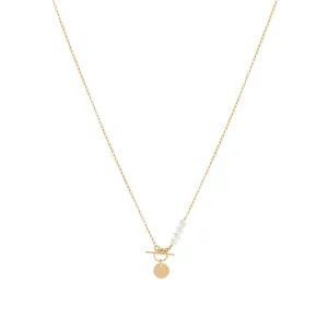 Darcie Freshwater Pearl Necklace - Gold