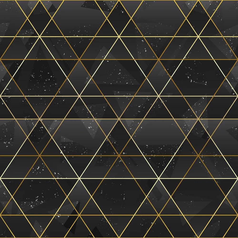 Dark Grey Art Deco Modern Lines Pattern