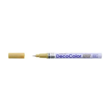 Decocolor Metallic Marker Extra Fine Liquid Gold