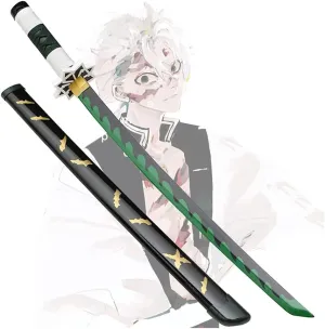 Demon Slayer Sanemi Shinazugawa Cosplay Life Size Wooden Katana - 104 cm