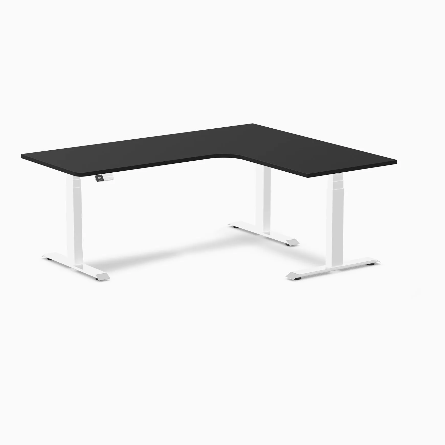 Desky L-Shape Melamine Sit Stand Desk