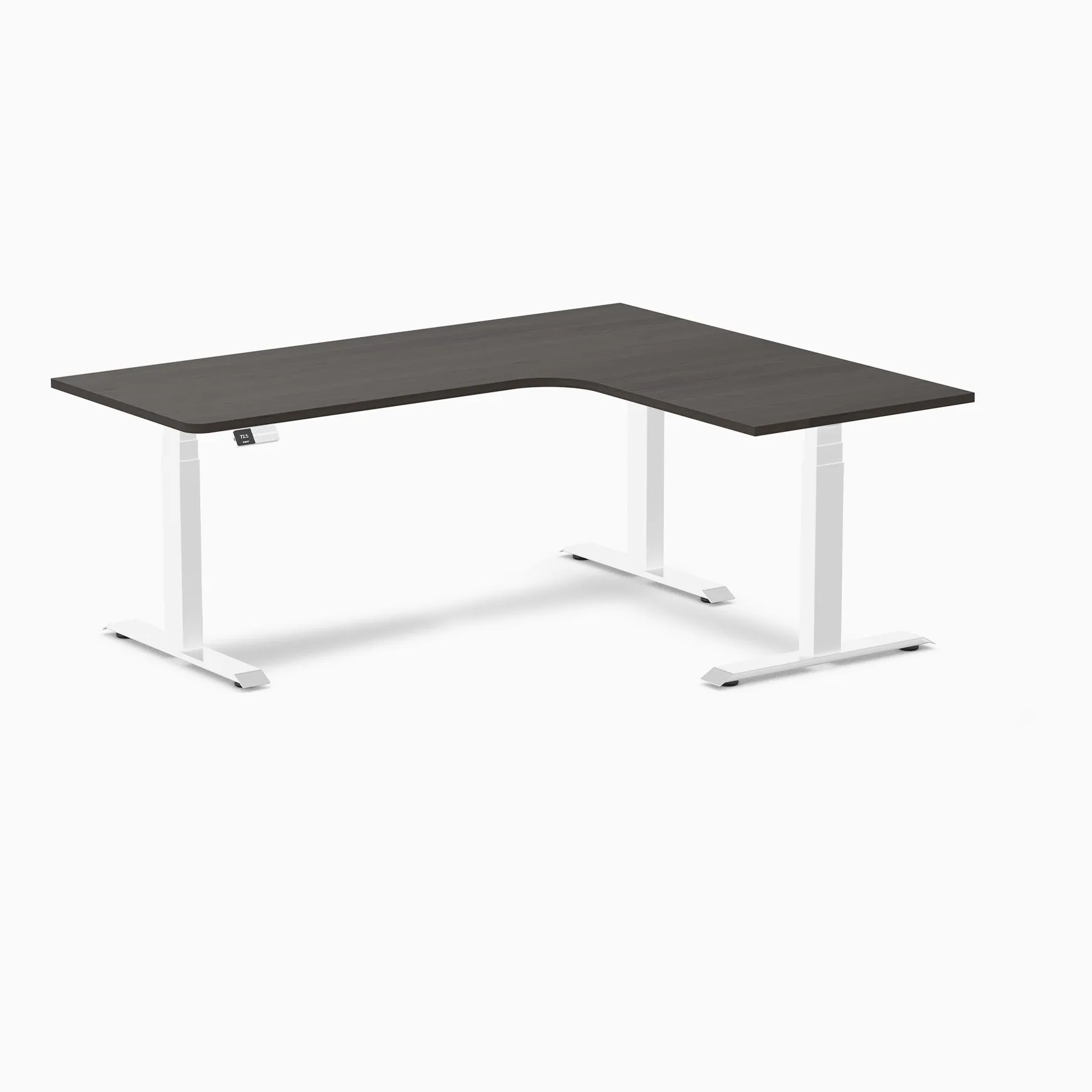 Desky L-Shape Melamine Sit Stand Desk