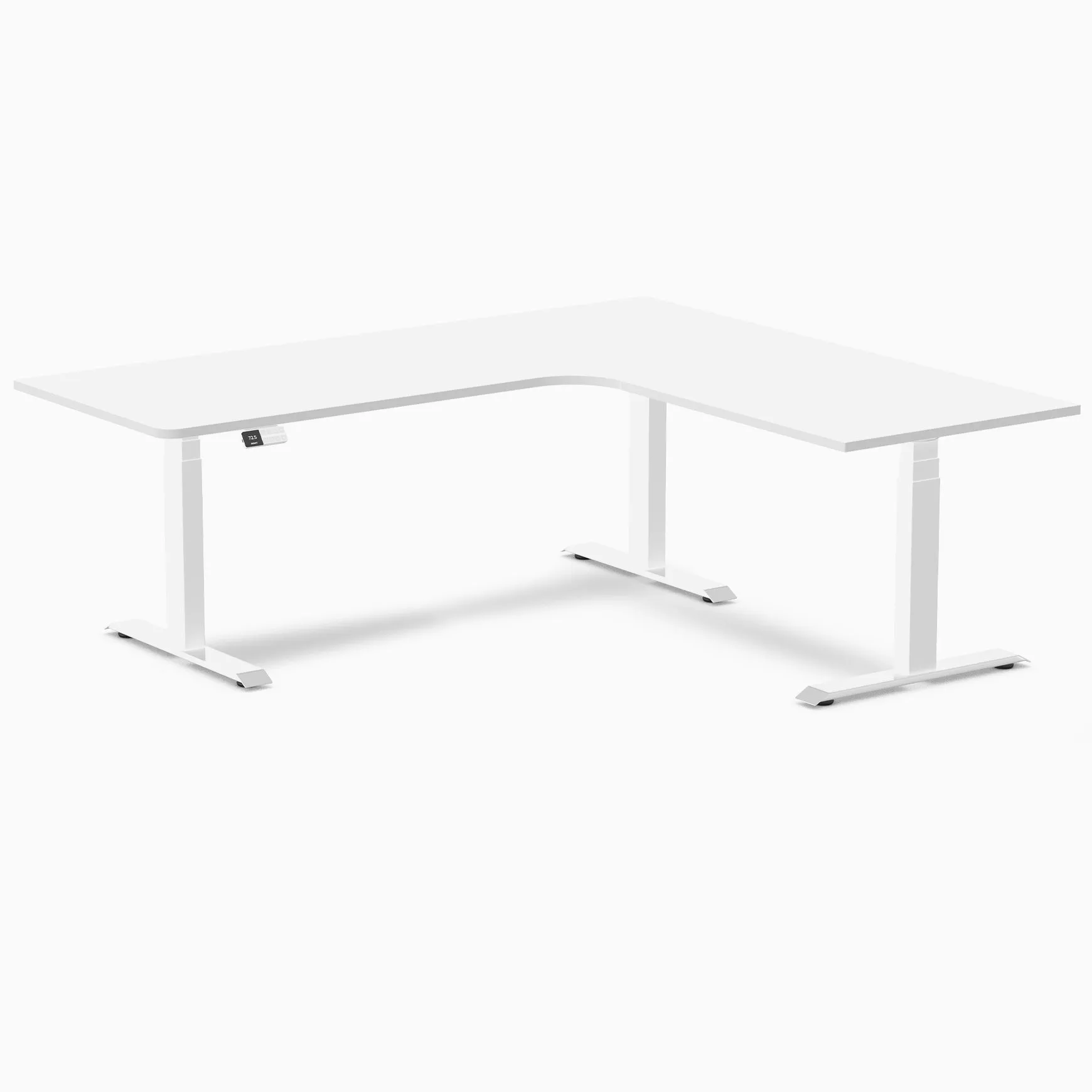 Desky L-Shape Melamine Sit Stand Desk