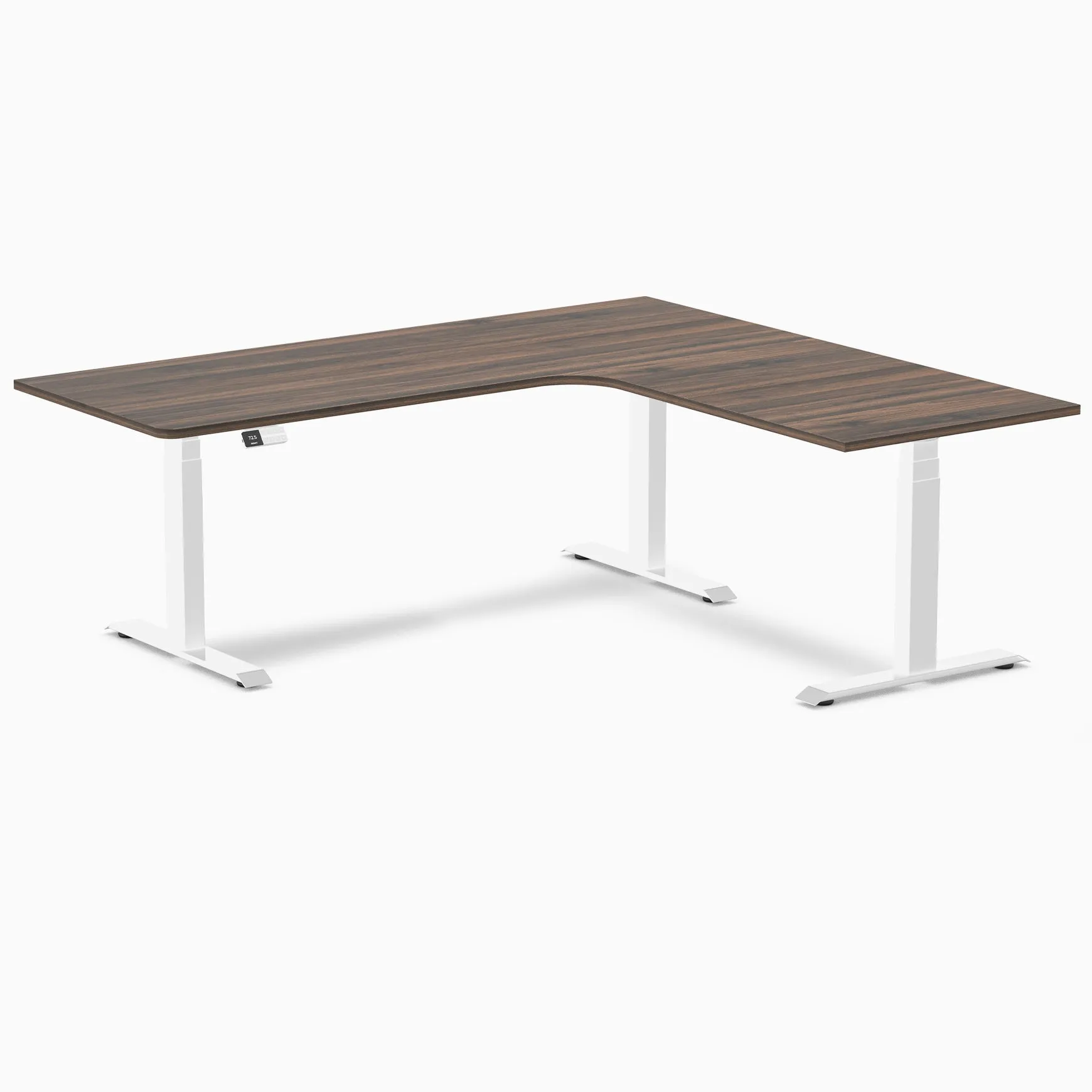 Desky L-Shape Melamine Sit Stand Desk