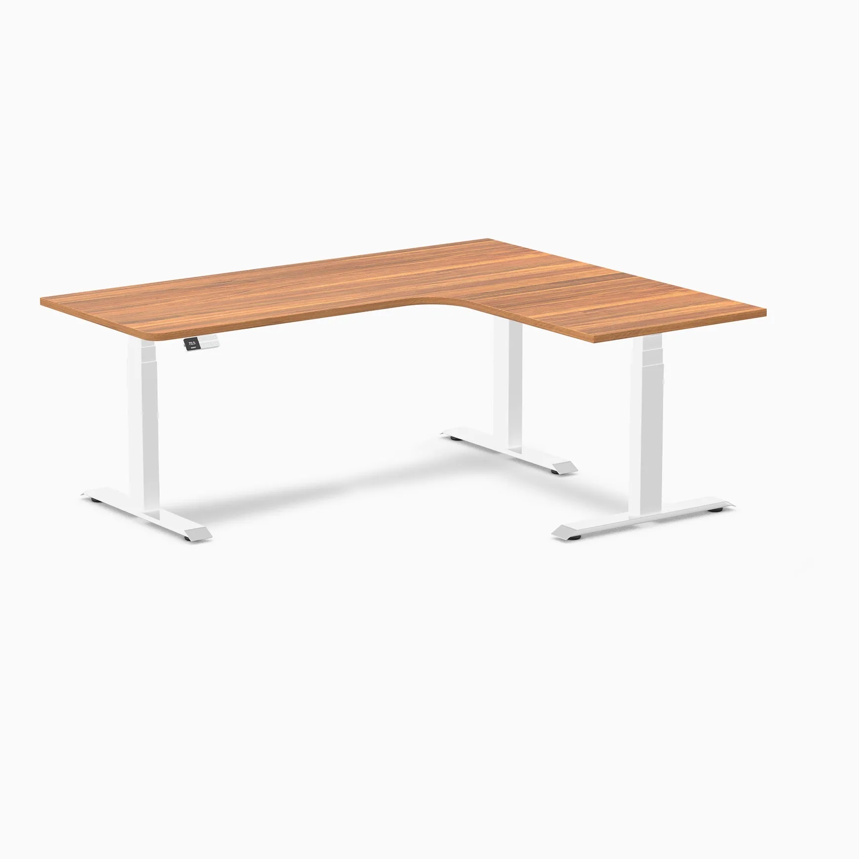 Desky L-Shape Melamine Sit Stand Desk